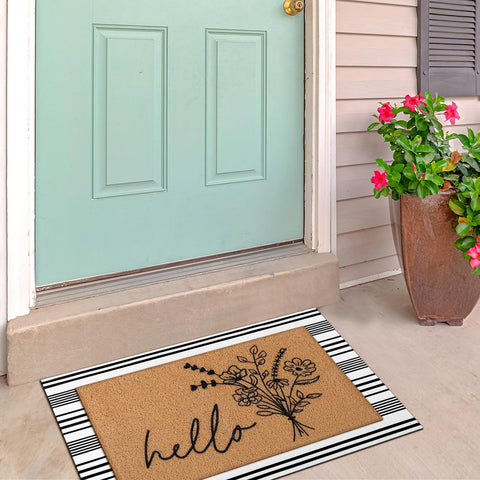 Tinideya Entryway mat stitching ensures durable daily use