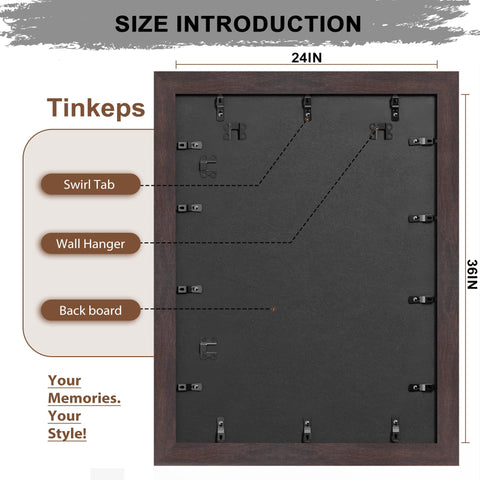 Engineered wood construction provides sturdy support for artwork.