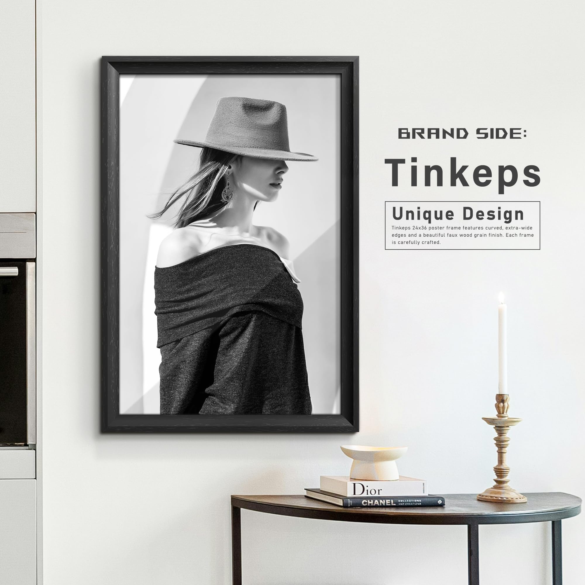 Tinkeps supports horizontal or vertical mounting for flexible wall layouts