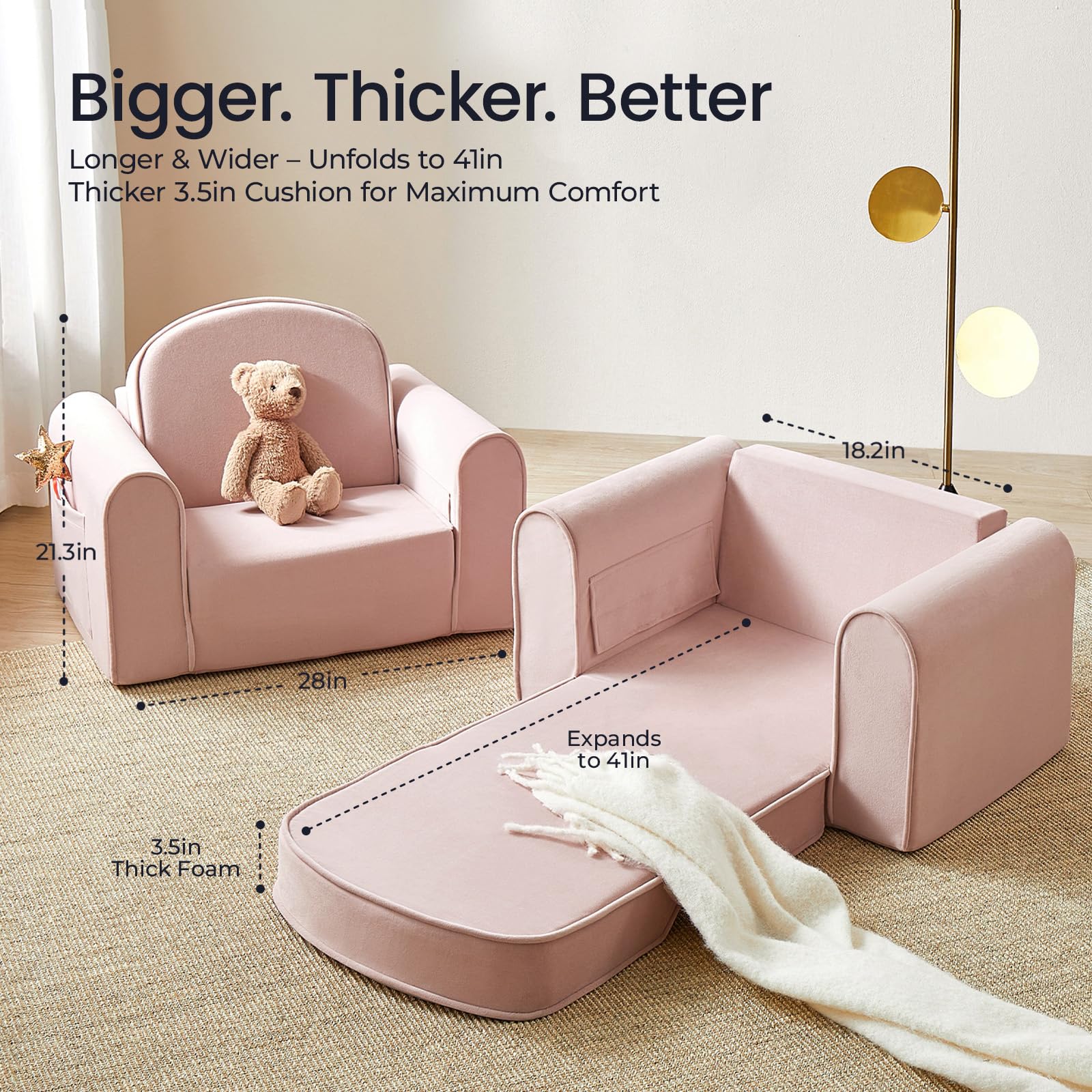 Tiny Land reinforced piping and fasteners keep sections secure