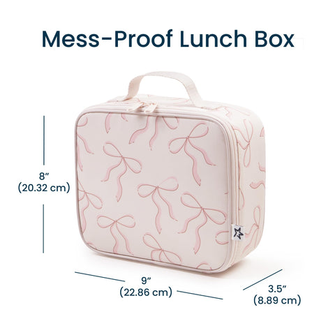 Tiny Twinkle lunch box durable zipper detail for everyday use.