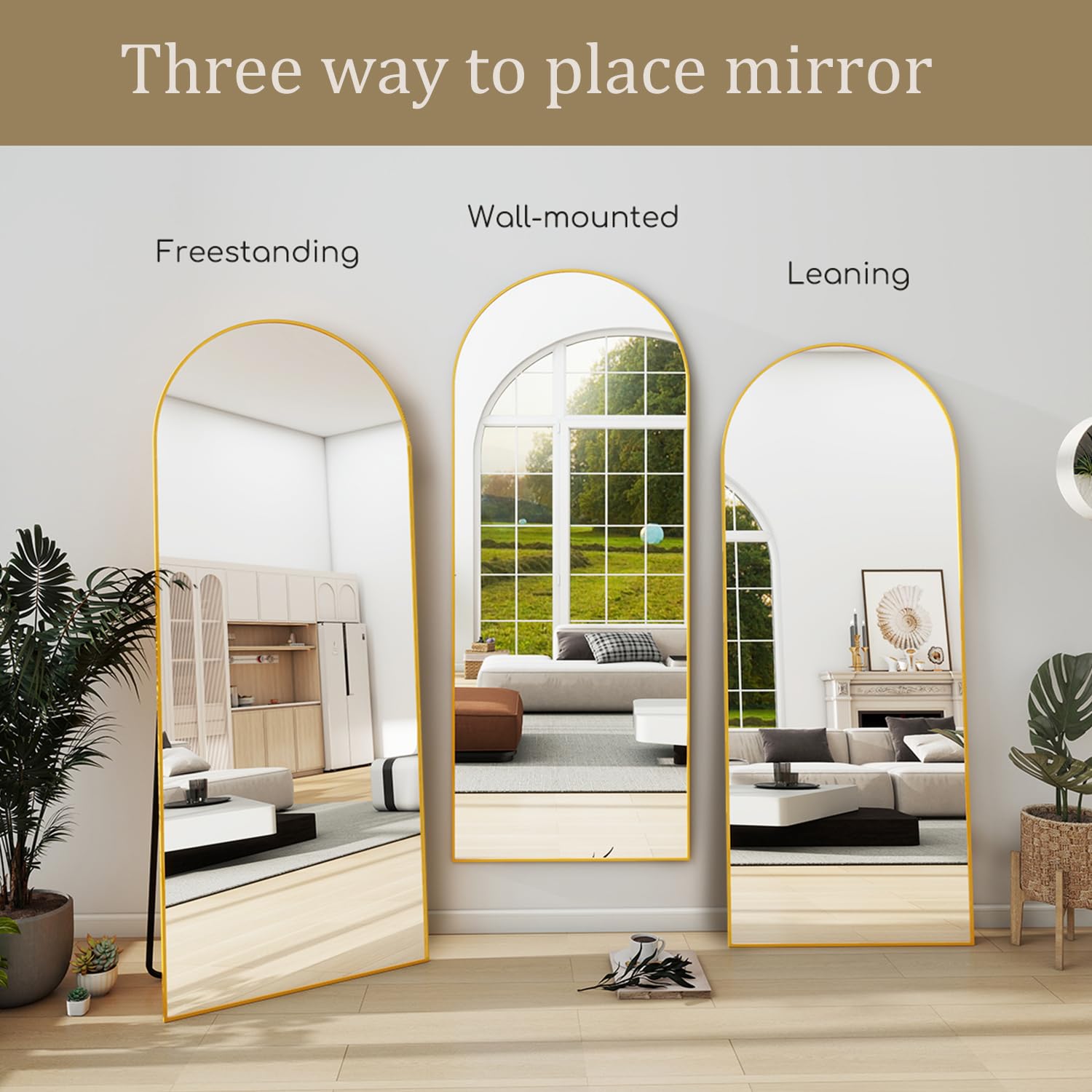 TinyTimes mirror enhances room decor and perceived space