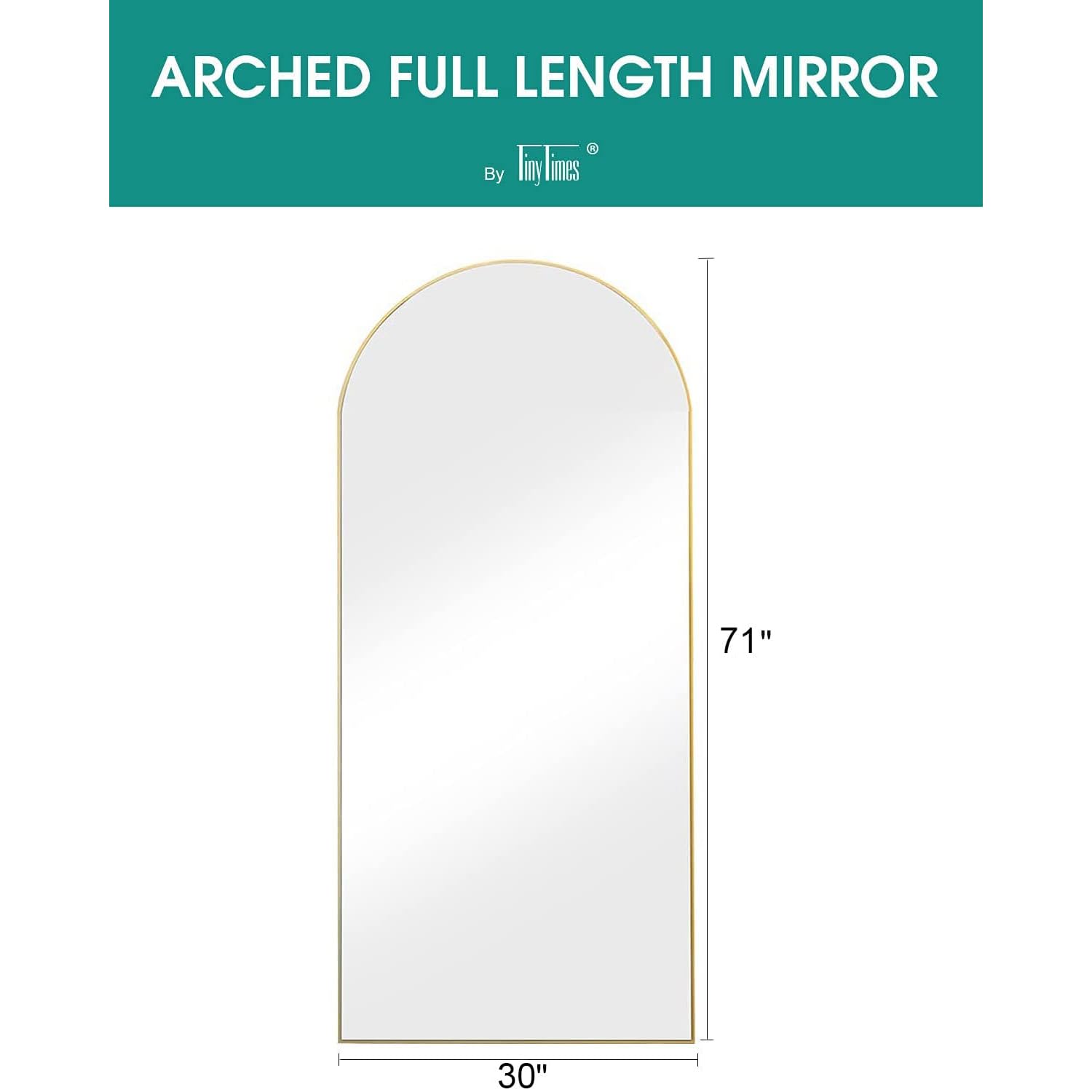 TinyTimes mirror in stand setup for living room ambience