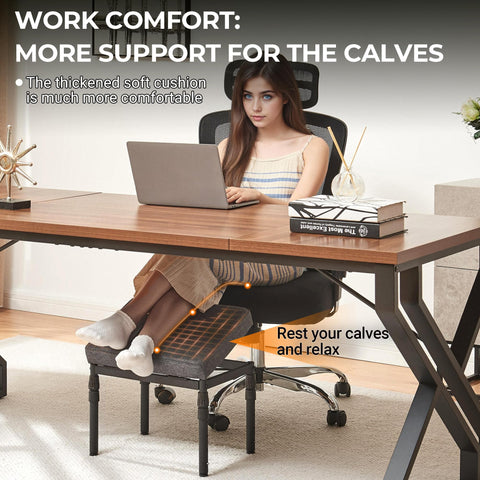 TIOPGHAD footrest under the desk for versatile workspace comfort.