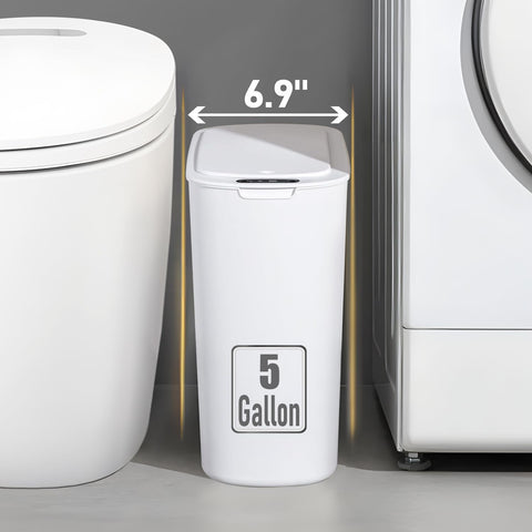 TIPGO motion sensor trash can lid open for hands-free waste disposal