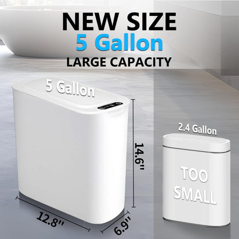 TIPGO sensor area showing easy access and smooth lid operation
