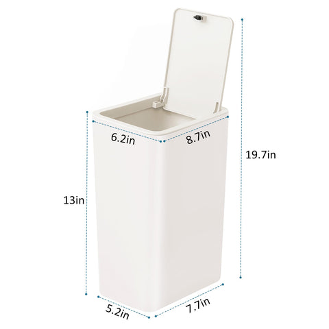 TIPGO compact bin suitable for bedroom or office desk areas.