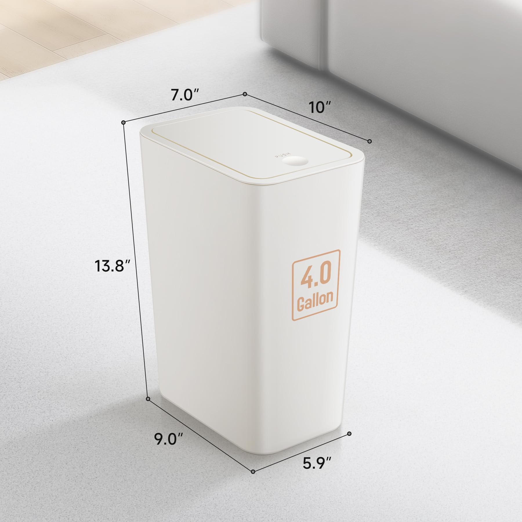 TIPGO odor-control lid helps minimize smells