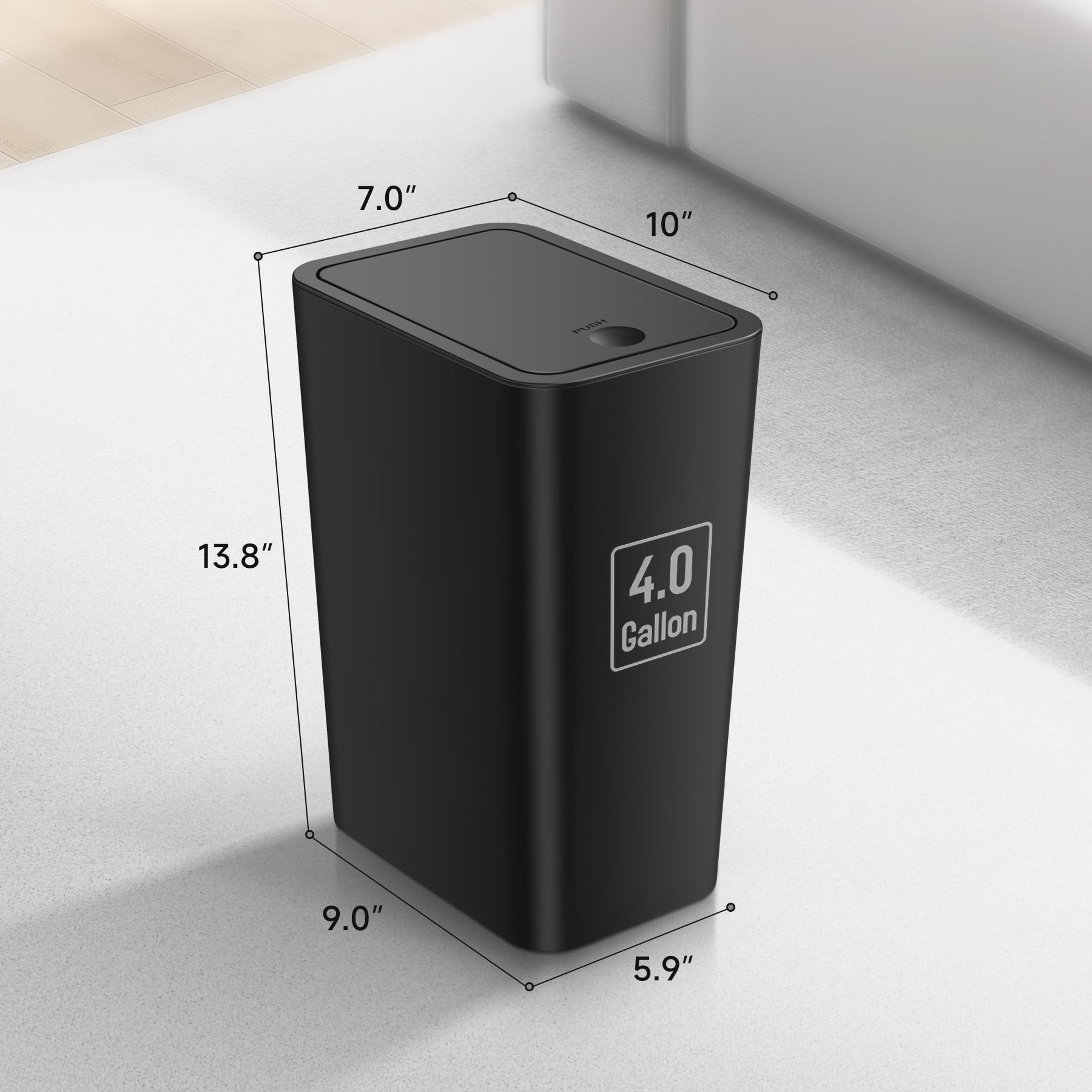 TIPGO odor-control lid keeps smells contained between uses.