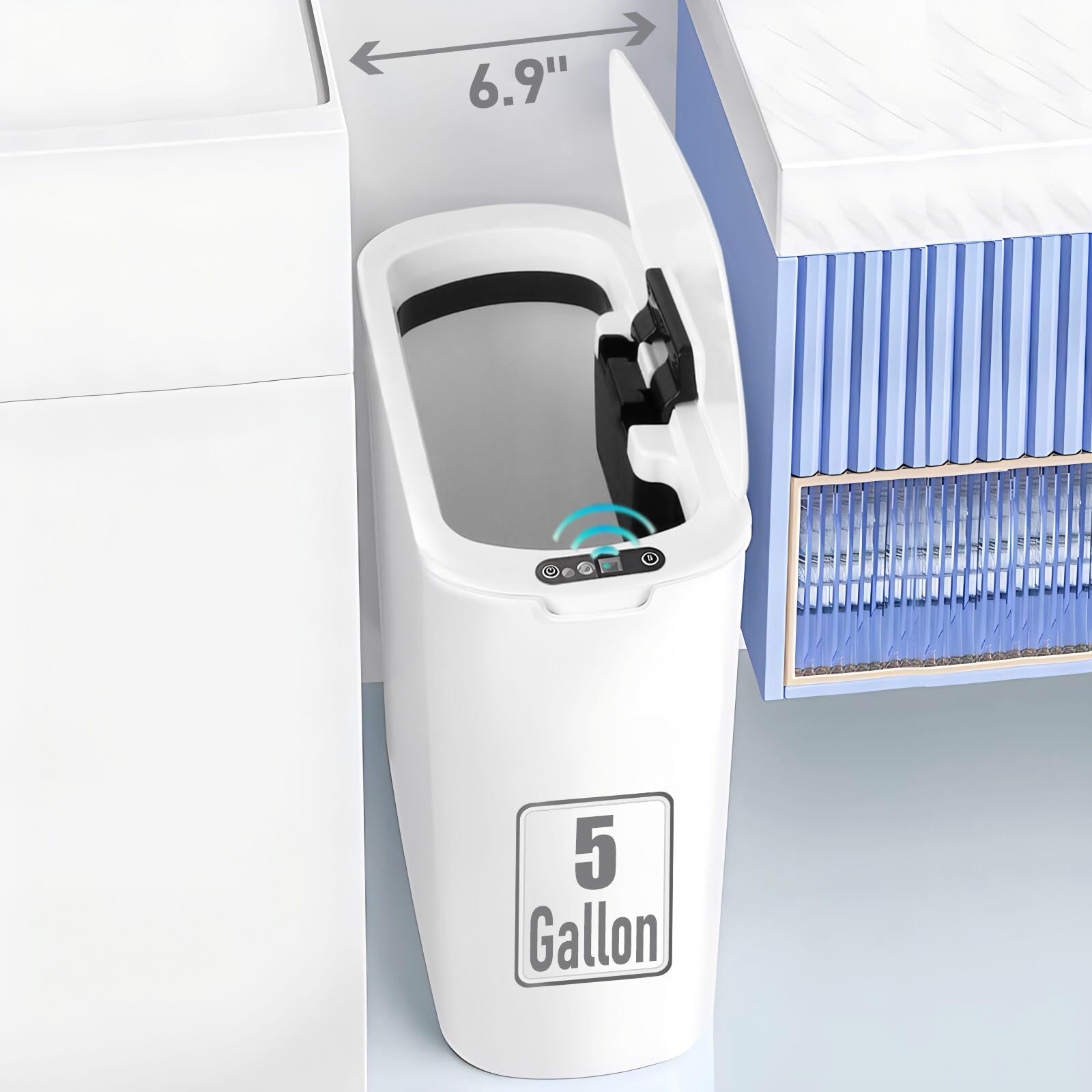 TIPGO odor-sealing lid helps maintain a fresh indoor environment