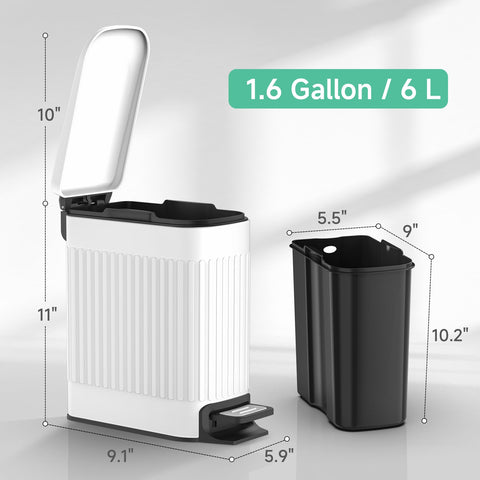 TIPGO removable inner basket for easy cleaning and bag alignment.