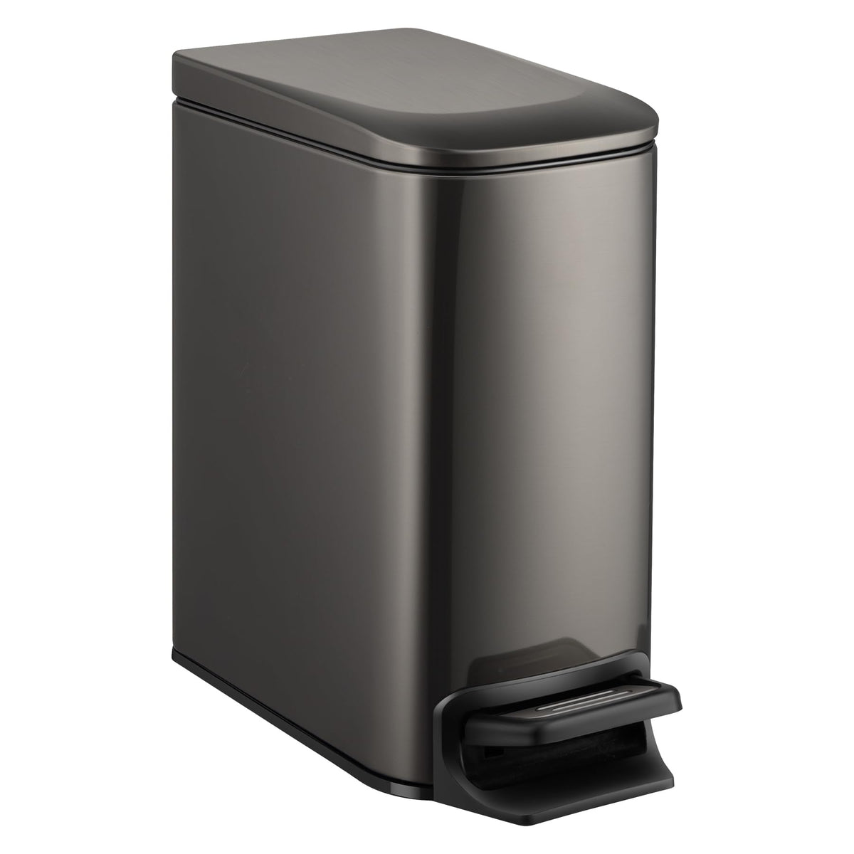 TIPGO Slim trash can body demonstrates compact design for tight spaces and better room utilization.