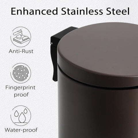 TIPGO removable inner bucket aids easy bag changes and quick cleaning