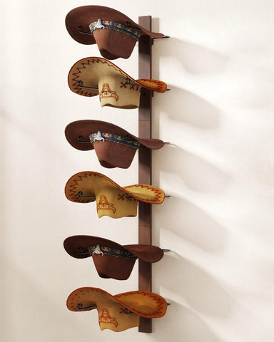 Tipsytree Cowboy Hat Holder assembly view shows modular panels for customizable wall layouts.