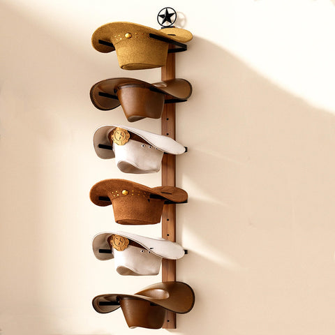 TIPSYTREE cowboy room decor and functional hat storage for Western vibes.