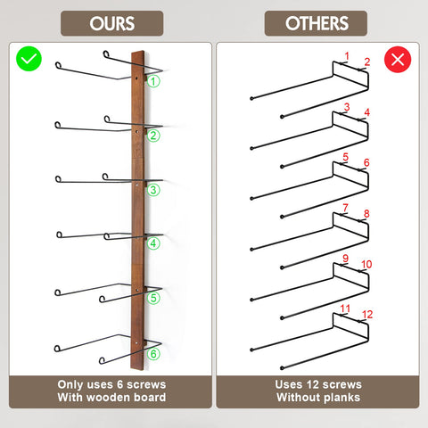 Tipsytree Rust-resistant hardware ensures long-lasting, family-safe hat storage.