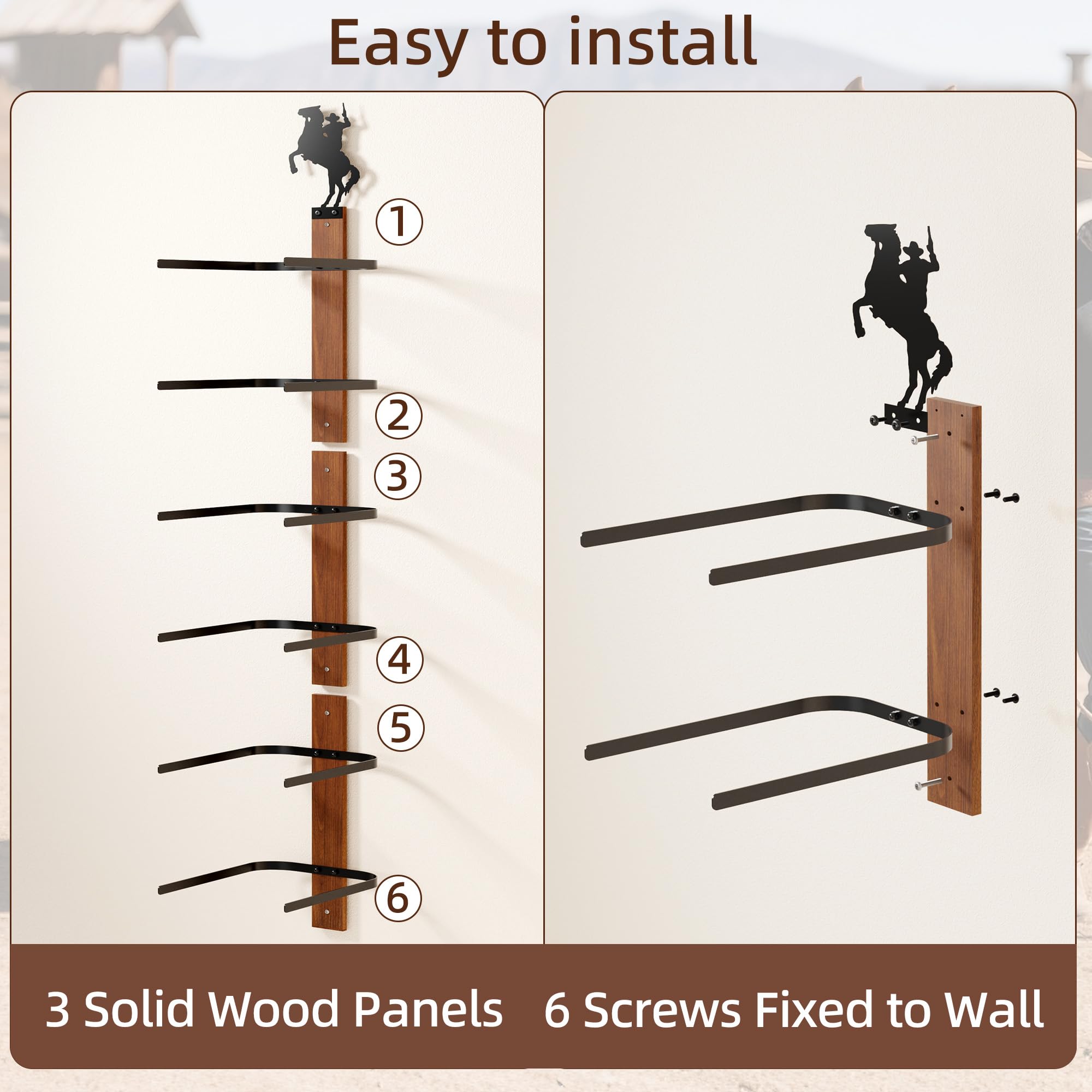 Solid wood and rustproof steel provide durable, long-lasting storage