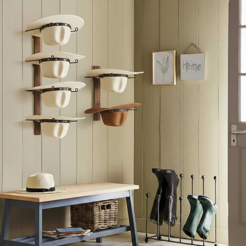 Tipsytree Three-piece layout enables flexible arrangement for hallway décor.