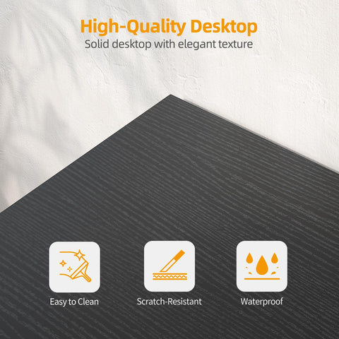 TIQLAB 40-inch desk offers ample surface in compact spaces