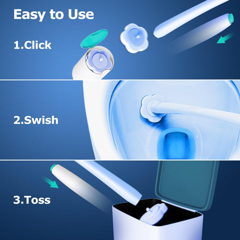 Tirmen two-in-one toilet bowl cleaner on pads for deeper cleaning.