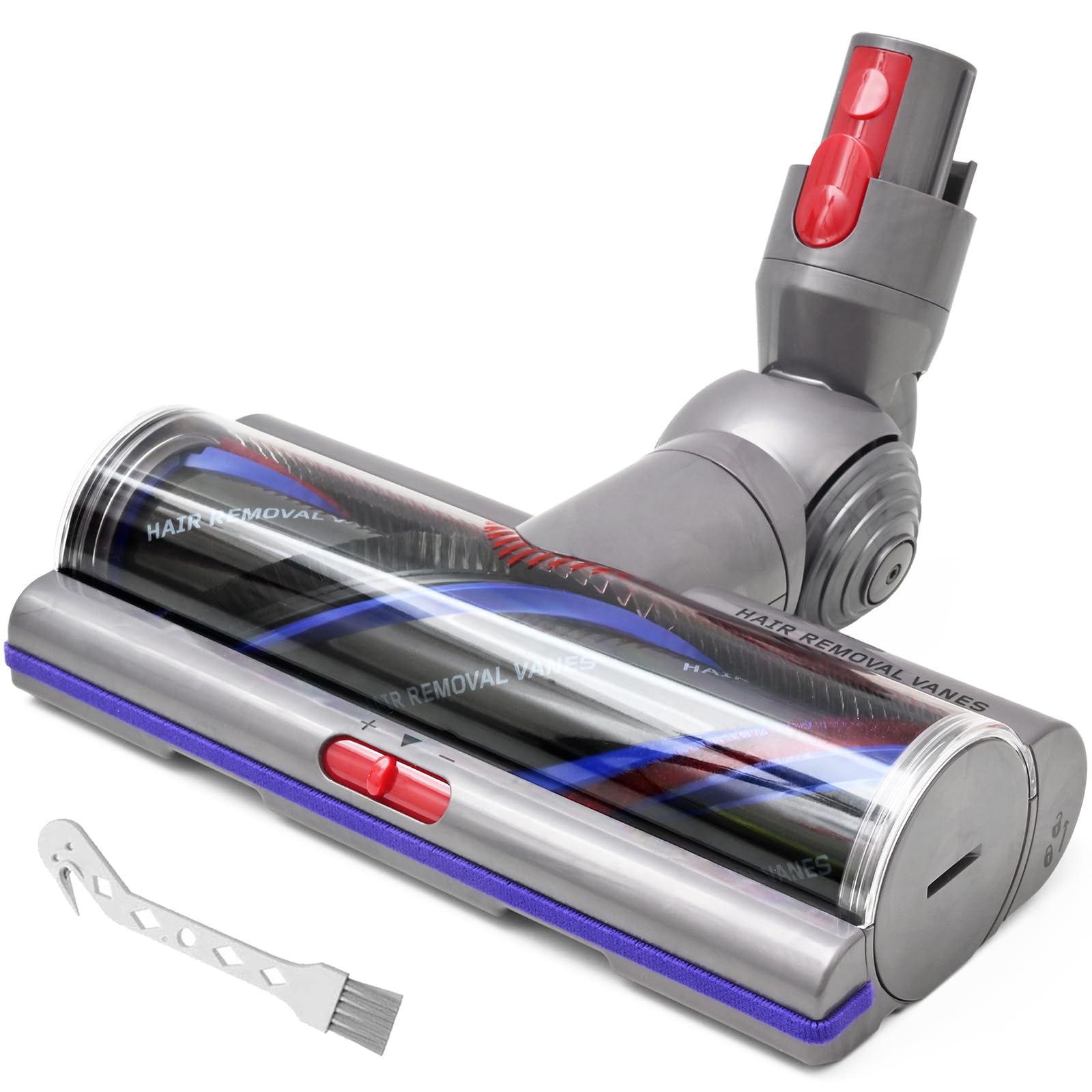 Tivcroxs upgrade high-torque brush head on Dyson for deep carpet cleaning.