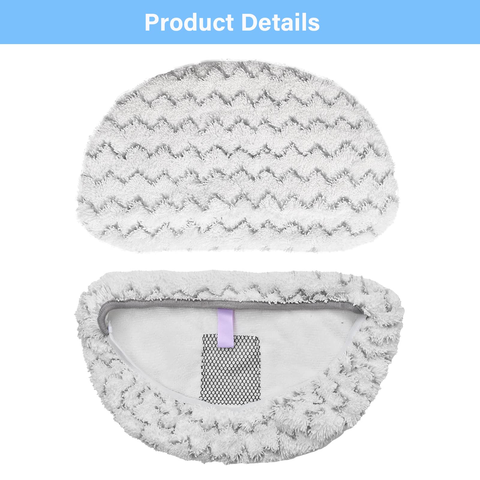 Tivcroxs washable and reusable mop pads stay effective after machine wash