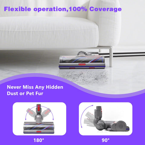 Broad Dyson compatibility across V7–V15 with Tivcroxs brush head.
