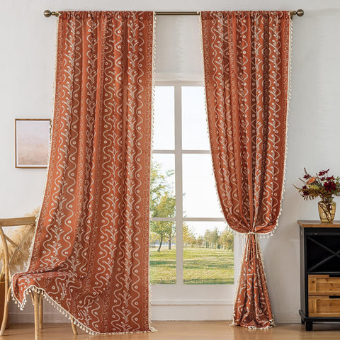 TIVNICO linen-cotton blend drapes offer soft touch and durable everyday use.