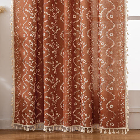 TIVNICO vintage tassel details add decorative flair to any space.