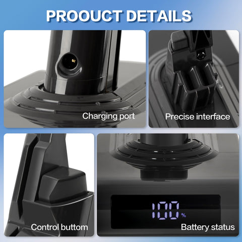 TIXWOGH safety protections for overcharge and overheat on V8 battery