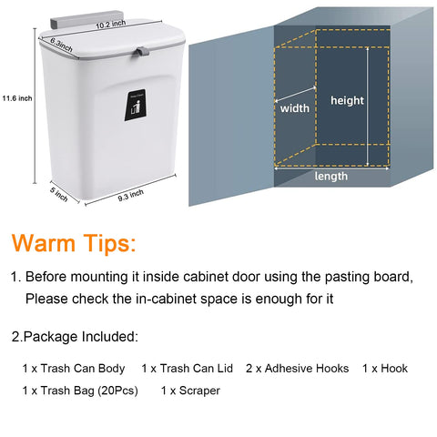 Tiyafuro cabinet-door friendly compost bin fit for small spaces