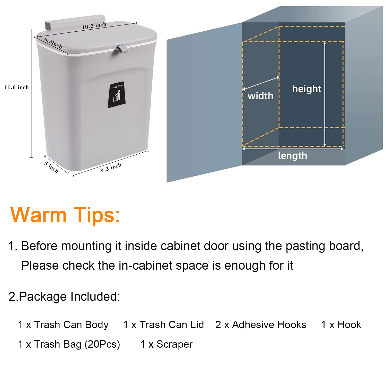 Tiyafuro compact design fits small kitchens, bathrooms, or offices.