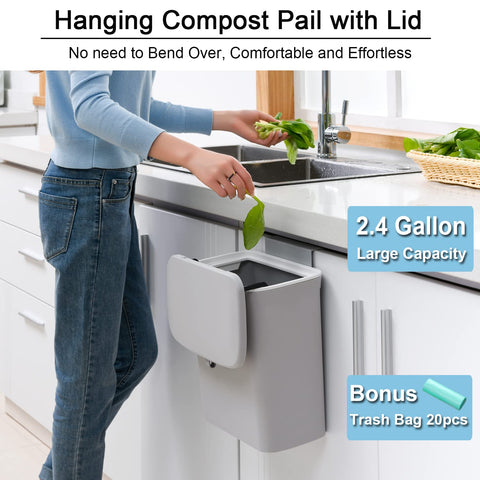 Tiyafuro under-sink installation saves counter space while concealing waste.