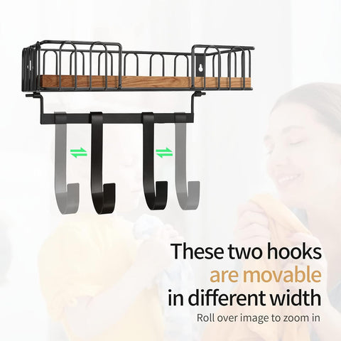 TJ.MOREE 30lb capacity ensures secure storage without clutter
