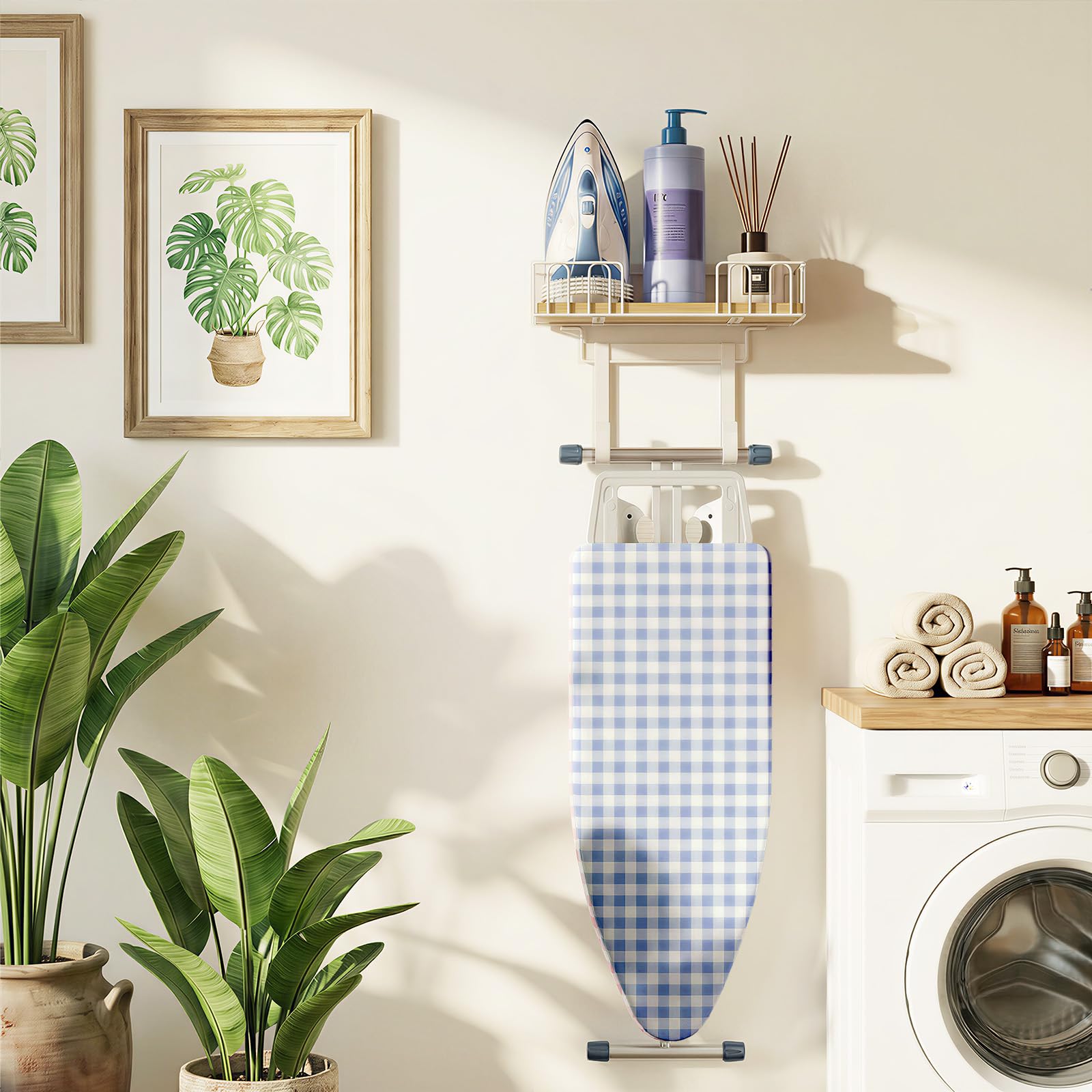 TJ.MOREE decorative laundry organizer blends form and function in utility rooms
