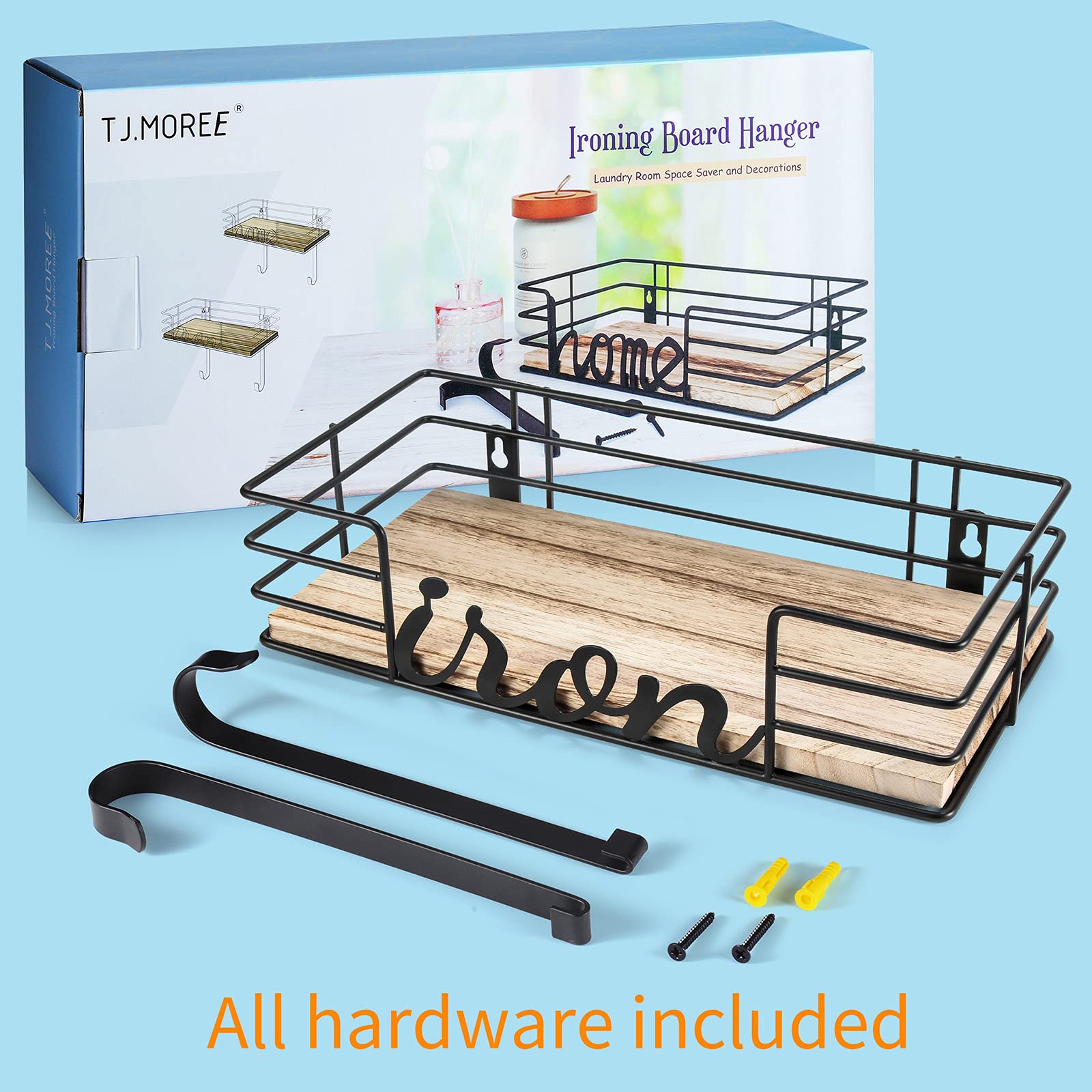 TJ.MOREE hanger wall mount basket interior dimensions help plan storage.