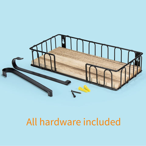TJ.MOREE 7-inch clearance under the basket keeps items within reach.