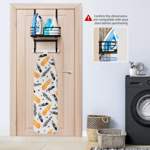 TJ.MOREE iron holder securely stores irons of all sizes for quick access.