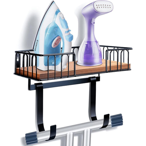 TJ.MOREE ironing board hanger wall mount shows a sleek storage solution for laundry spaces