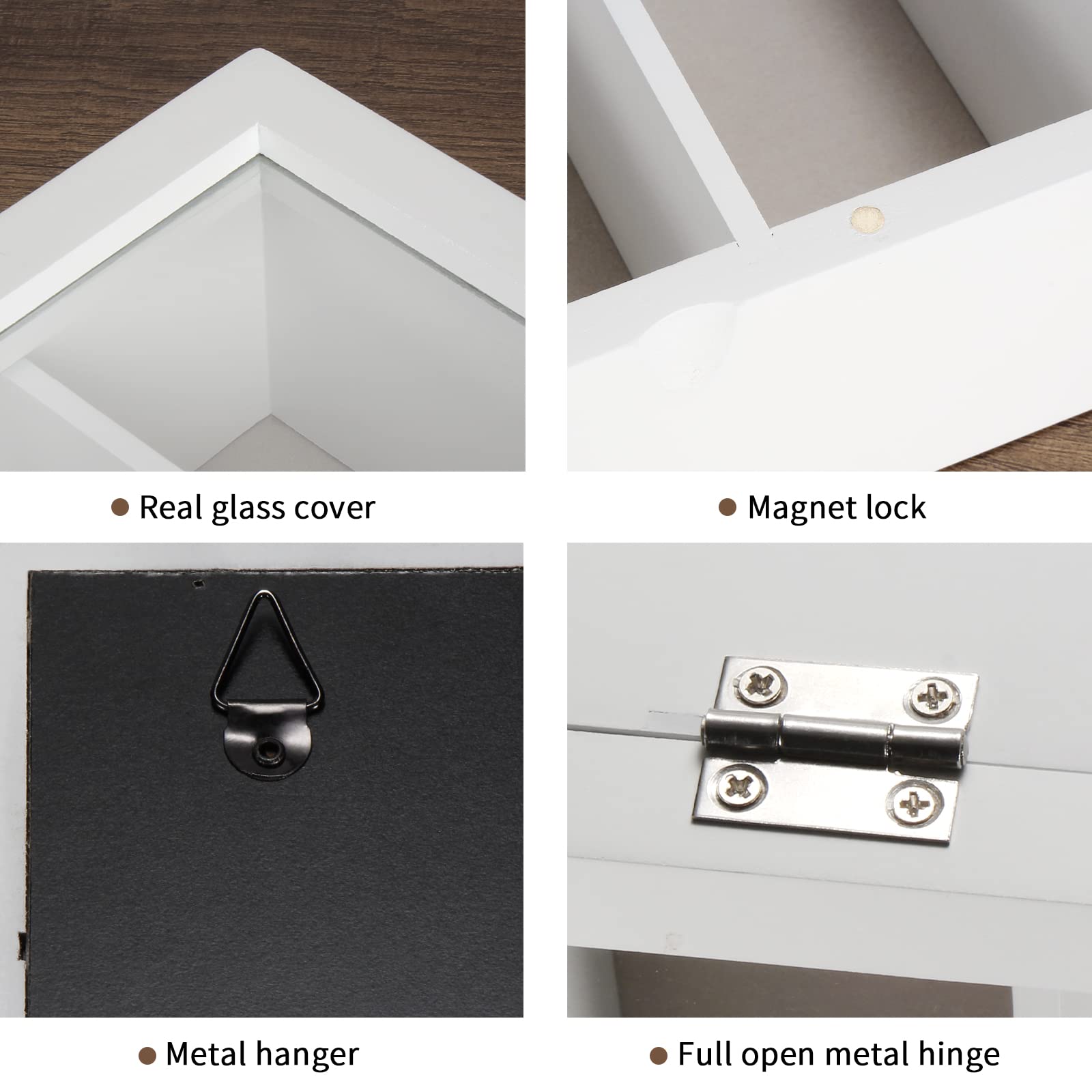TJ.MOREE dust-free storage protects eyewear from dust and scratches.