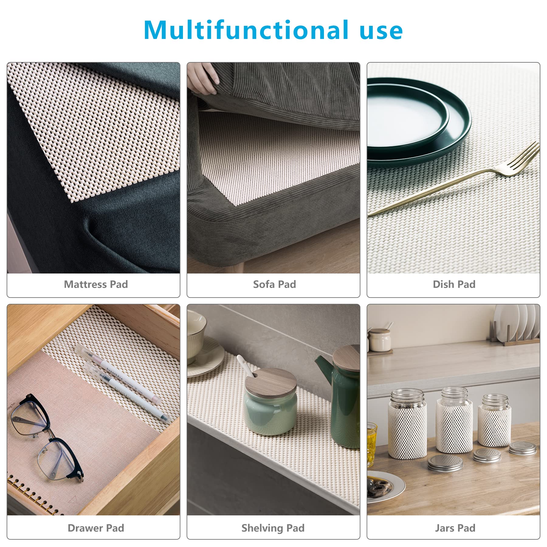TJWODO pad under couch cushions prevents slipping and wear.