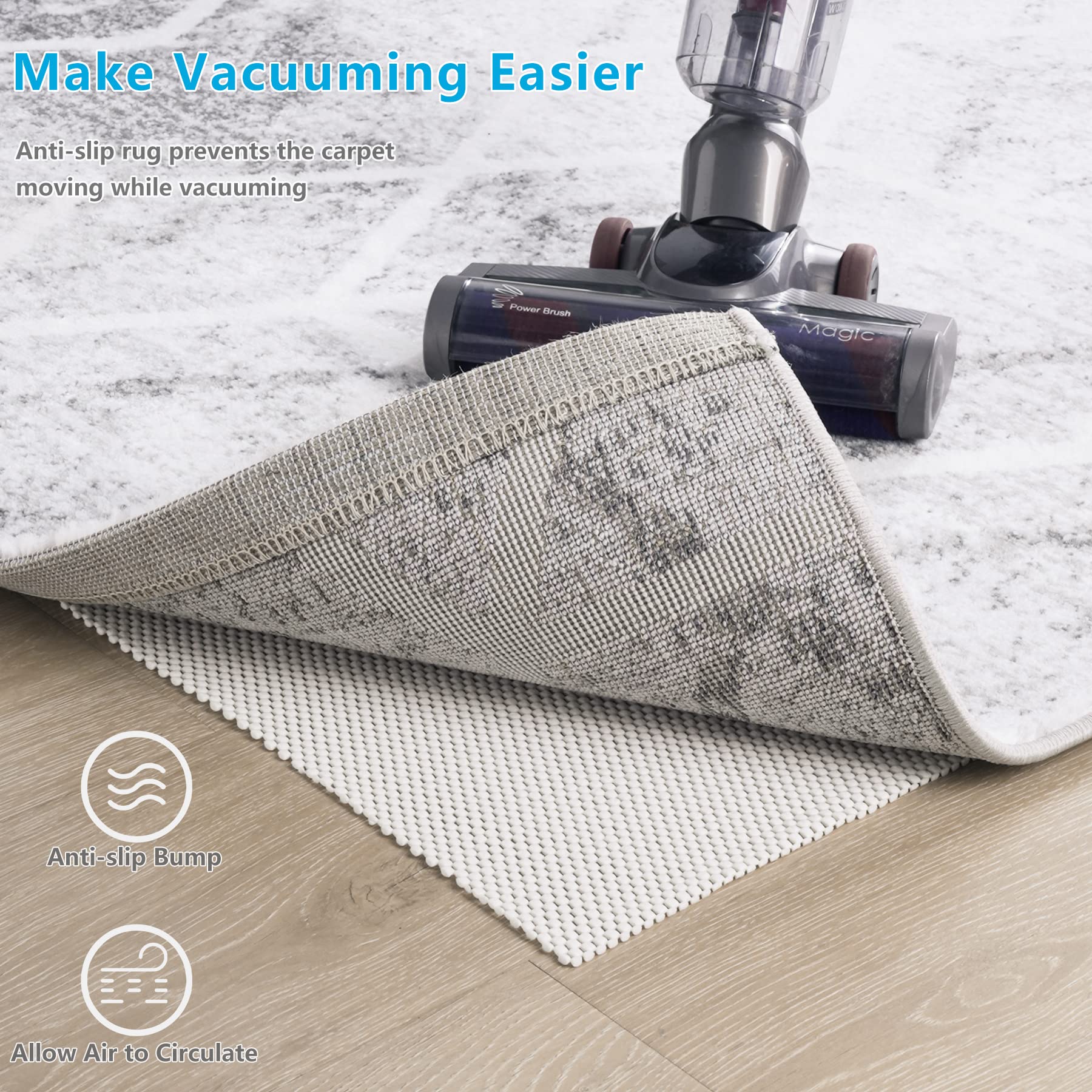 TJWODO pad beneath a mattress improves stability.