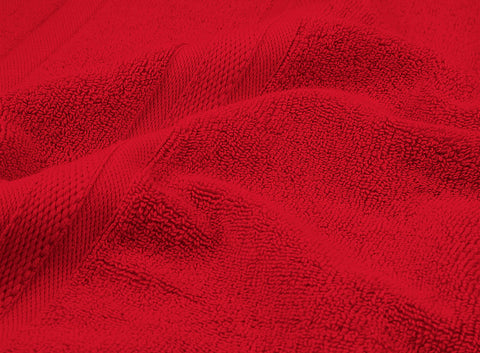 T&L burgundy hand towels close-up, ultra-soft fibers ideal for quick hand drying.