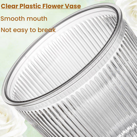 Tlence deep-body vase with heavy base for stable floral displays.