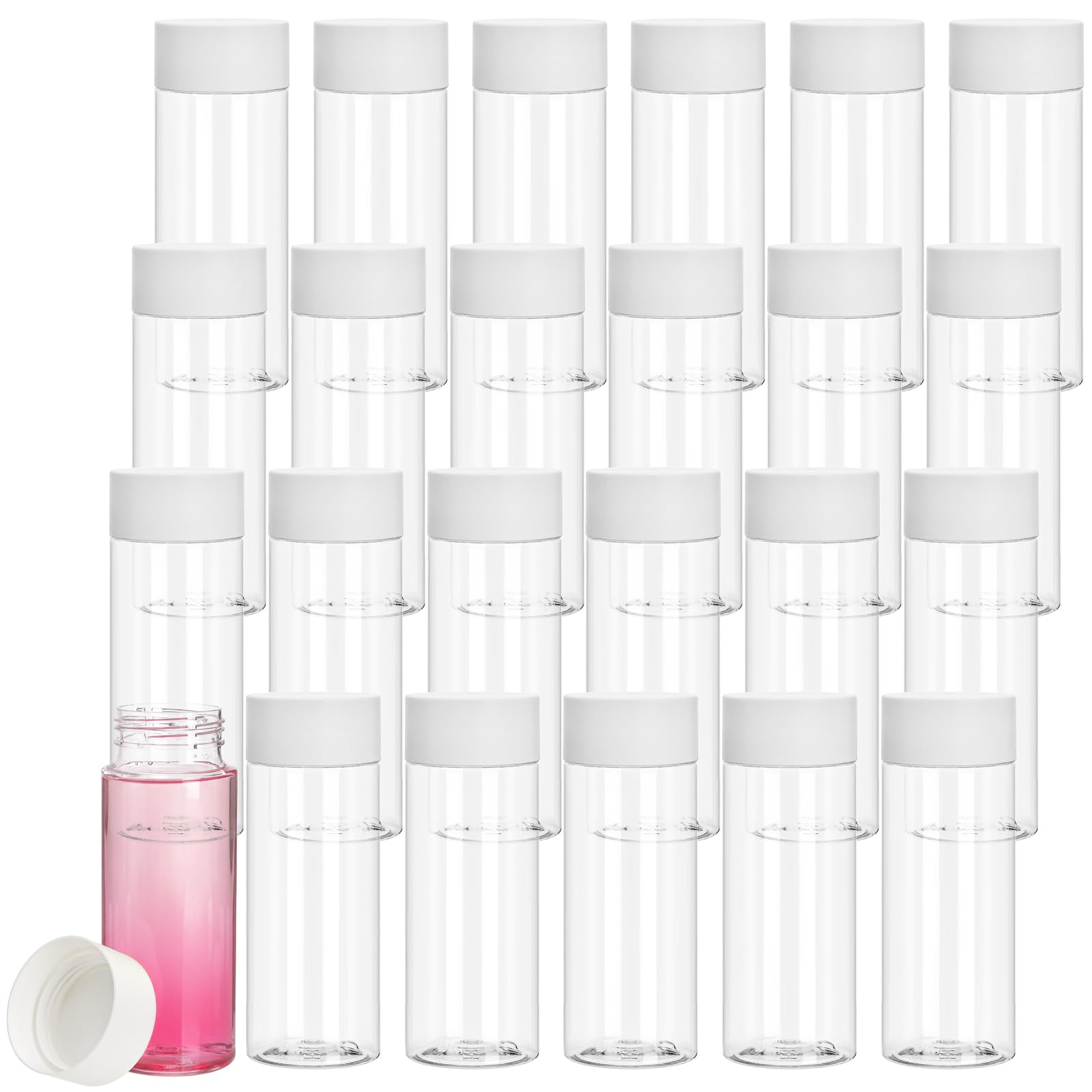 Tlence durable clear bottles stay sturdy and reusable for daily use.