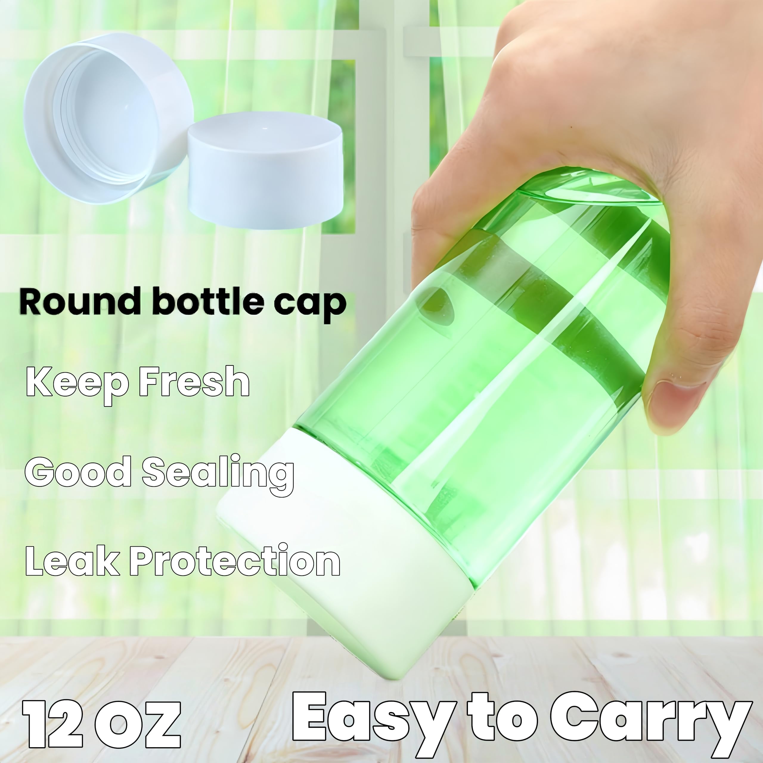 Tlence leakproof bottle cap 12oz keeps liquids secure during transport.