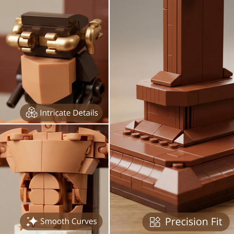 ABS material close-up showing durability of the TLOEP set