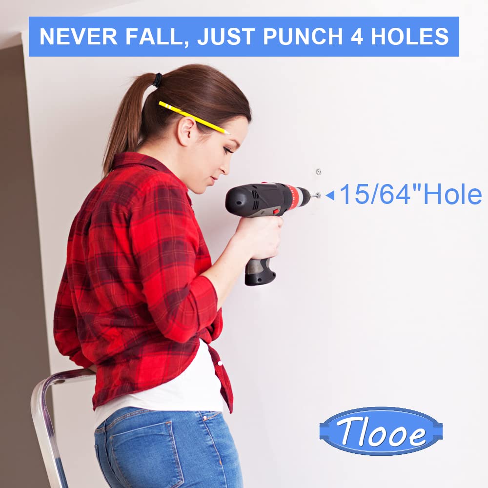 Tlooe curved shower rod installation demonstrates a quick, 10-minute setup.