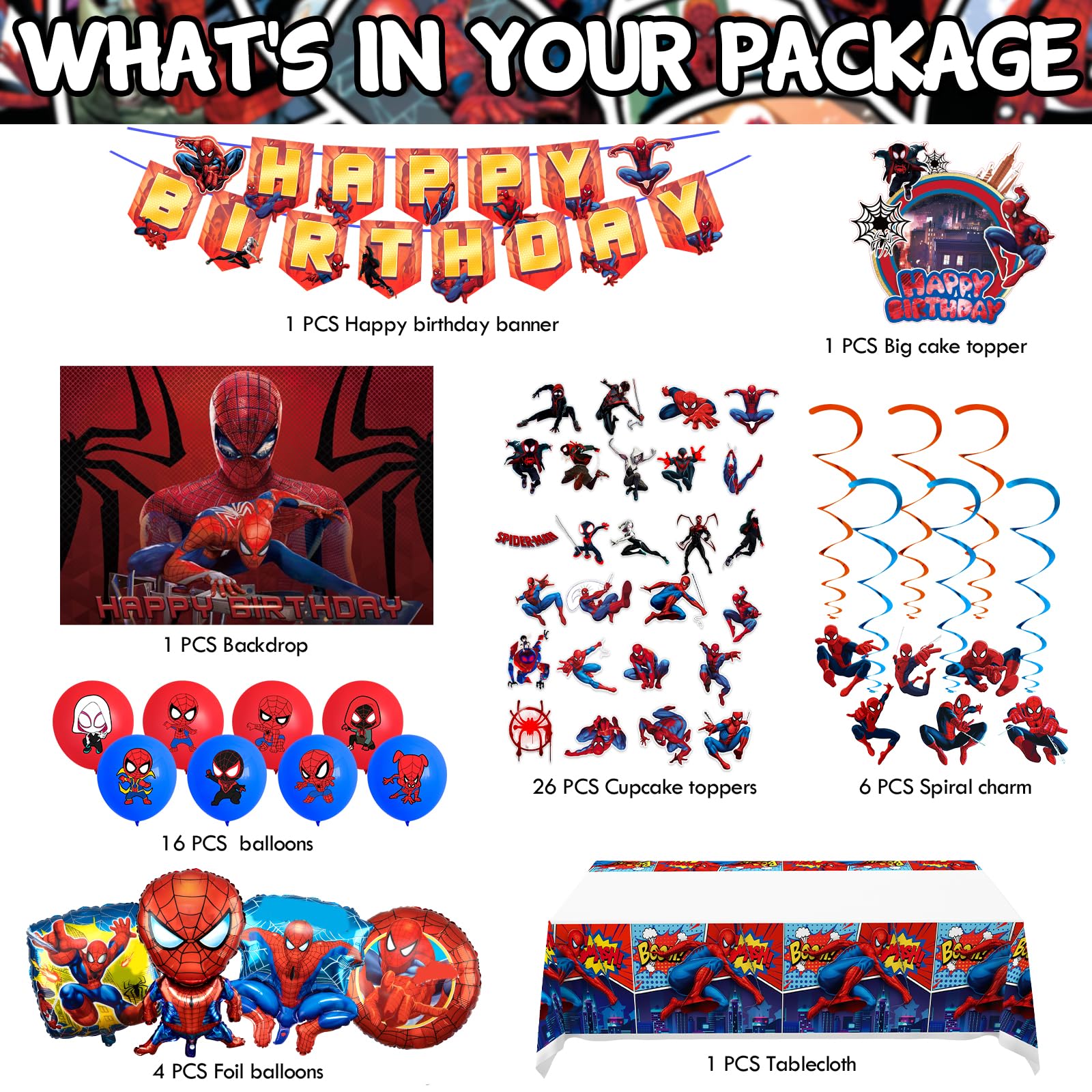 TLTSDWQ Spider backdrop creates a dramatic scene for memorable party photos.