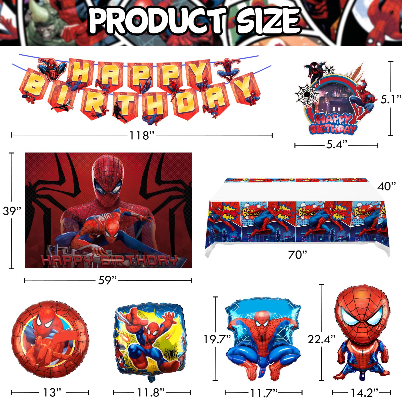 TLTSDWQ Spider tablecloth ties the table together with vibrant, themed charm.